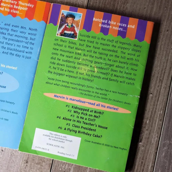 Marvin Redpost Scholastic Books By Louis Sachar Book Bundle - Picture 8 of 8